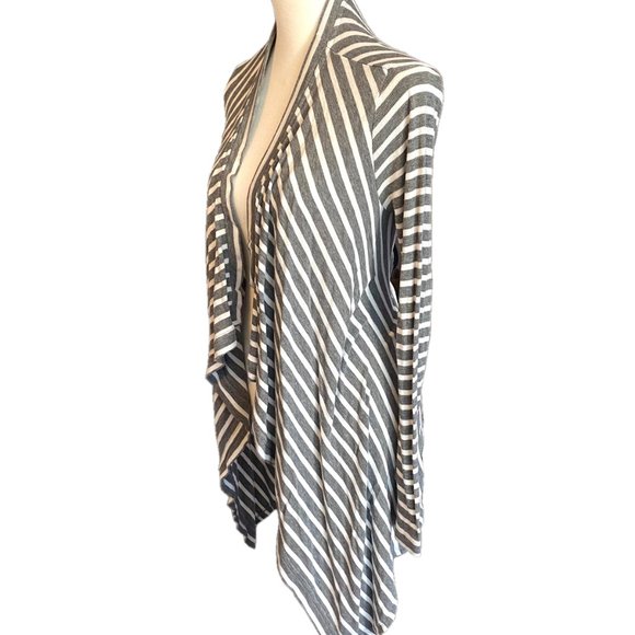 BCBGMAXAZRIA Striped Draped Cardigan - Picture 2 of 8
